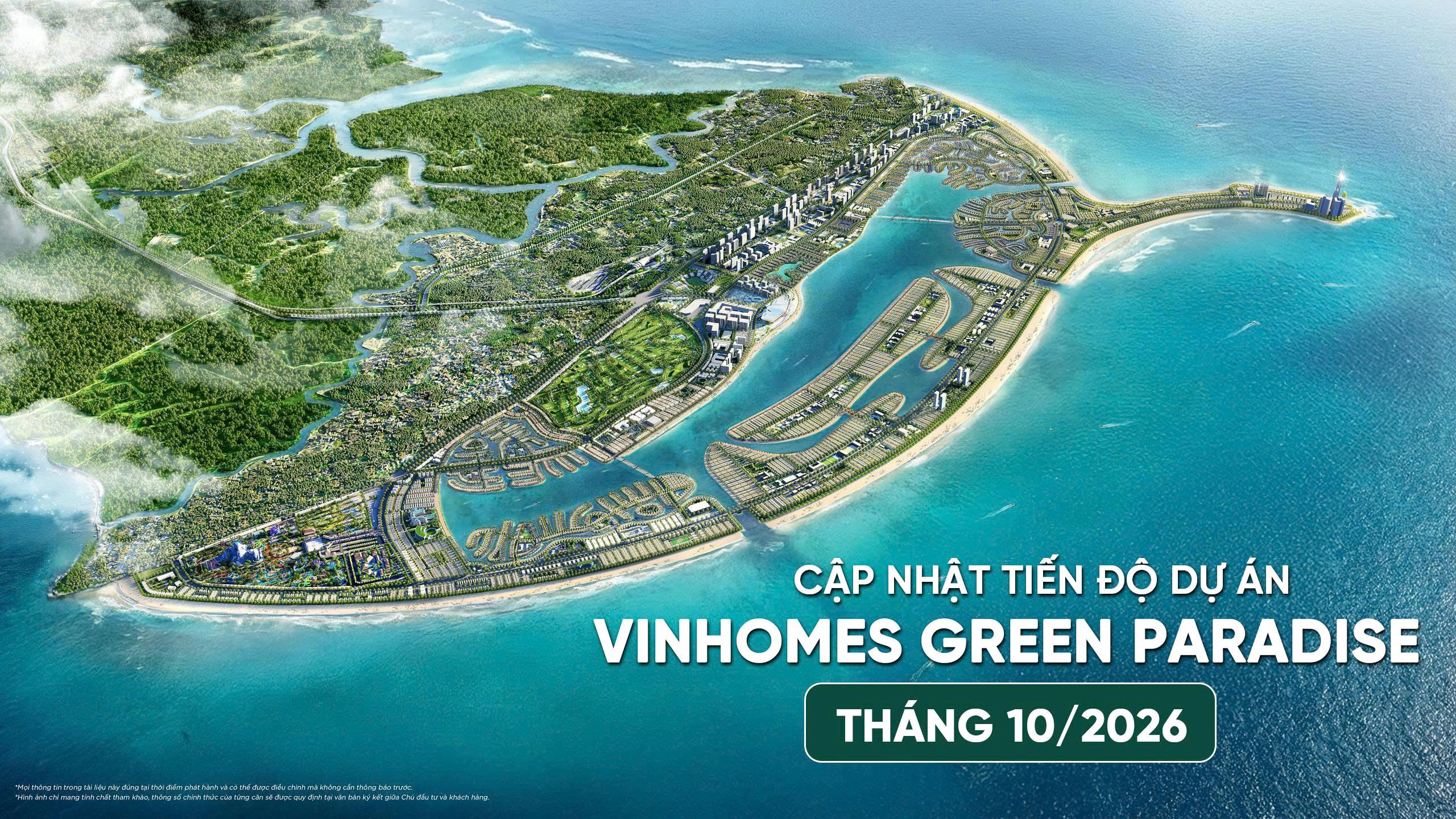CẬP NHẬT TIẾN ĐỘ THÁNG 10/2026 VINHOMES GREEN PARADISE